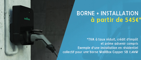 Borne + Installation à partir de 545€